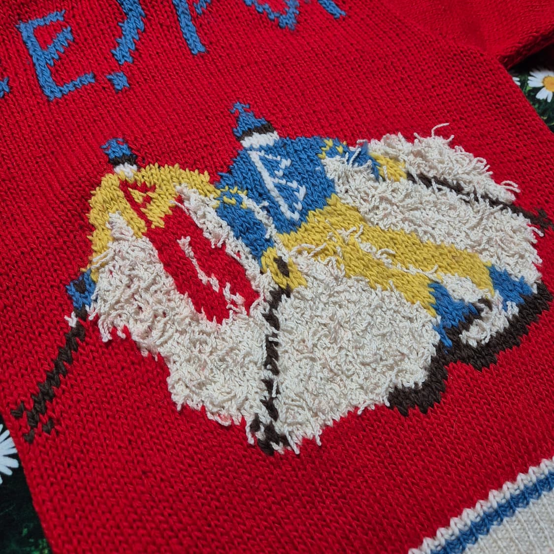 일본 BE POP 스키 패턴 니트 자켓 일본코위찬 성인L 상품이미지2