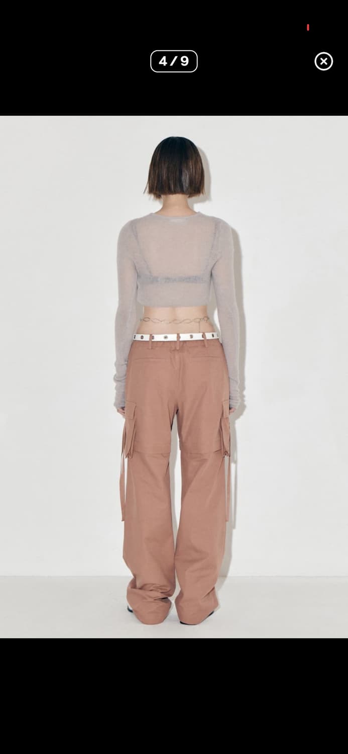 *해외출국으로 판매중단예정* 스튜디오테이블 크롭 알파카 니트 아이보리 상품이미지6