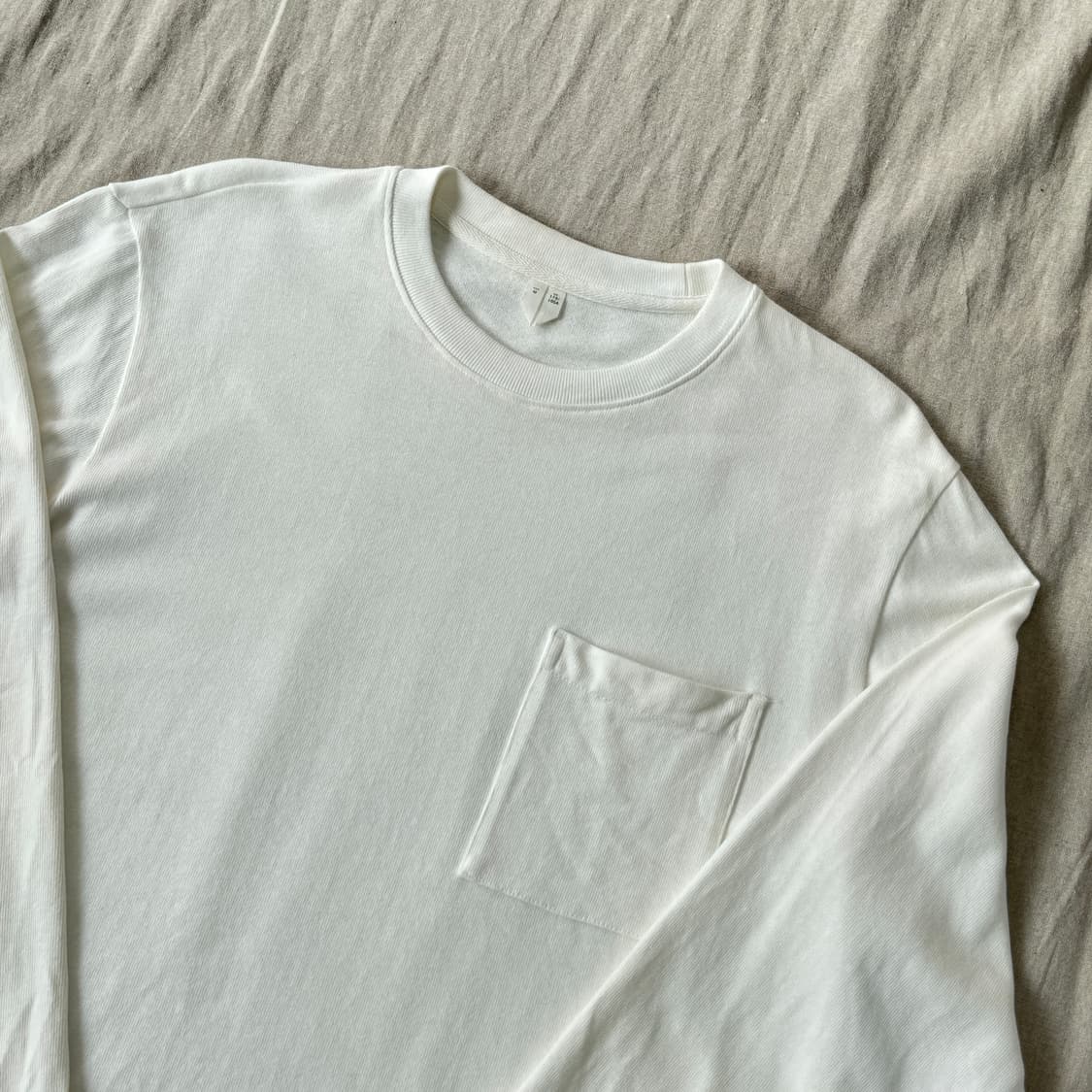 아르켓 포켓 아이보리 롱슬리브 M 상품이미지2