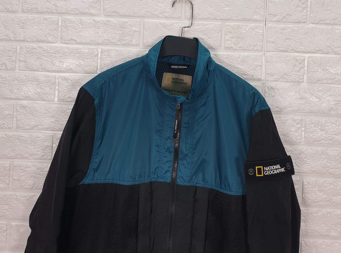 [95]내셔널지오그래픽 홑겹 시보리 하이넥 점퍼 상품이미지4