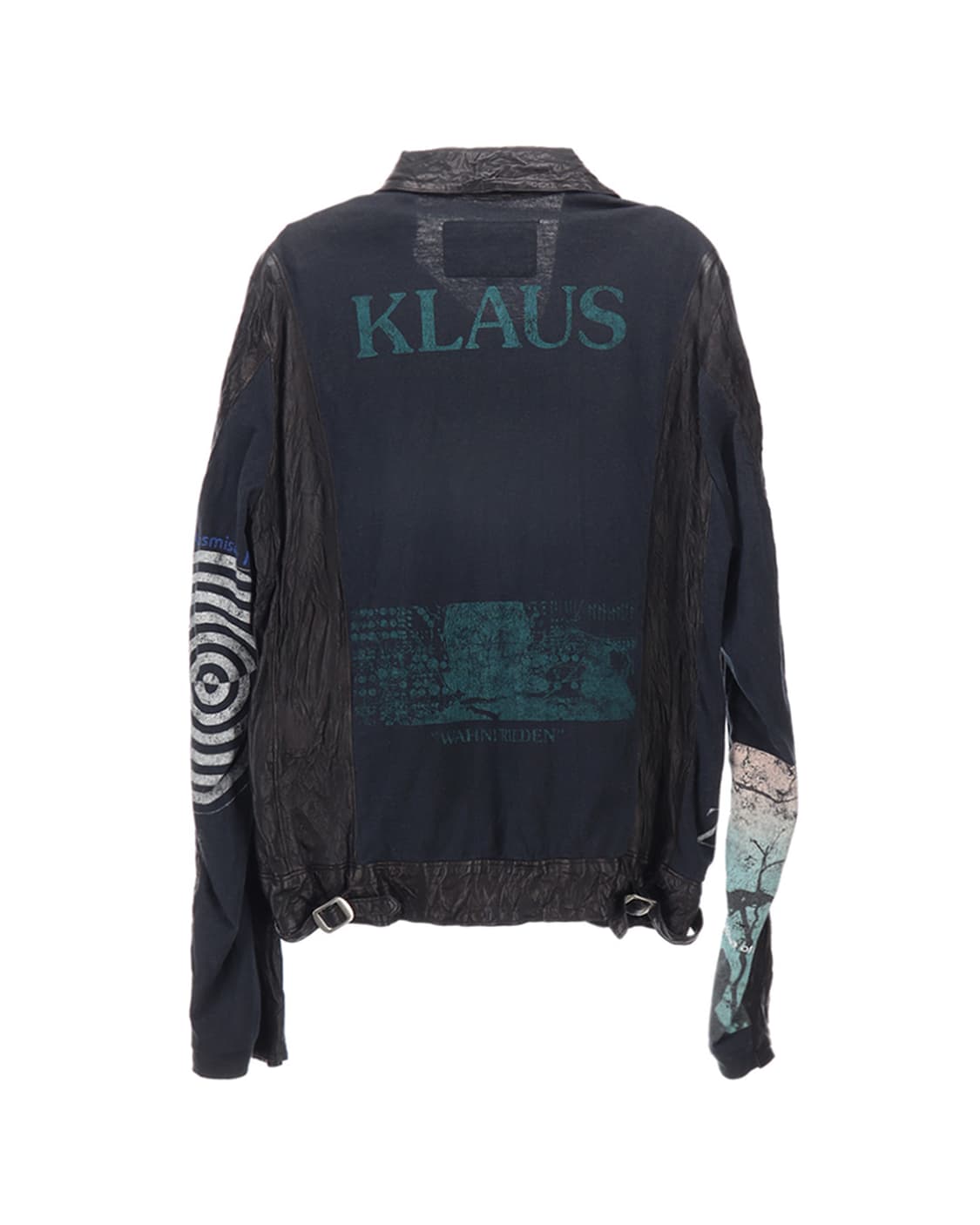 언더커버 "KLAUS" 레더 하이브리드 자켓 상품이미지2