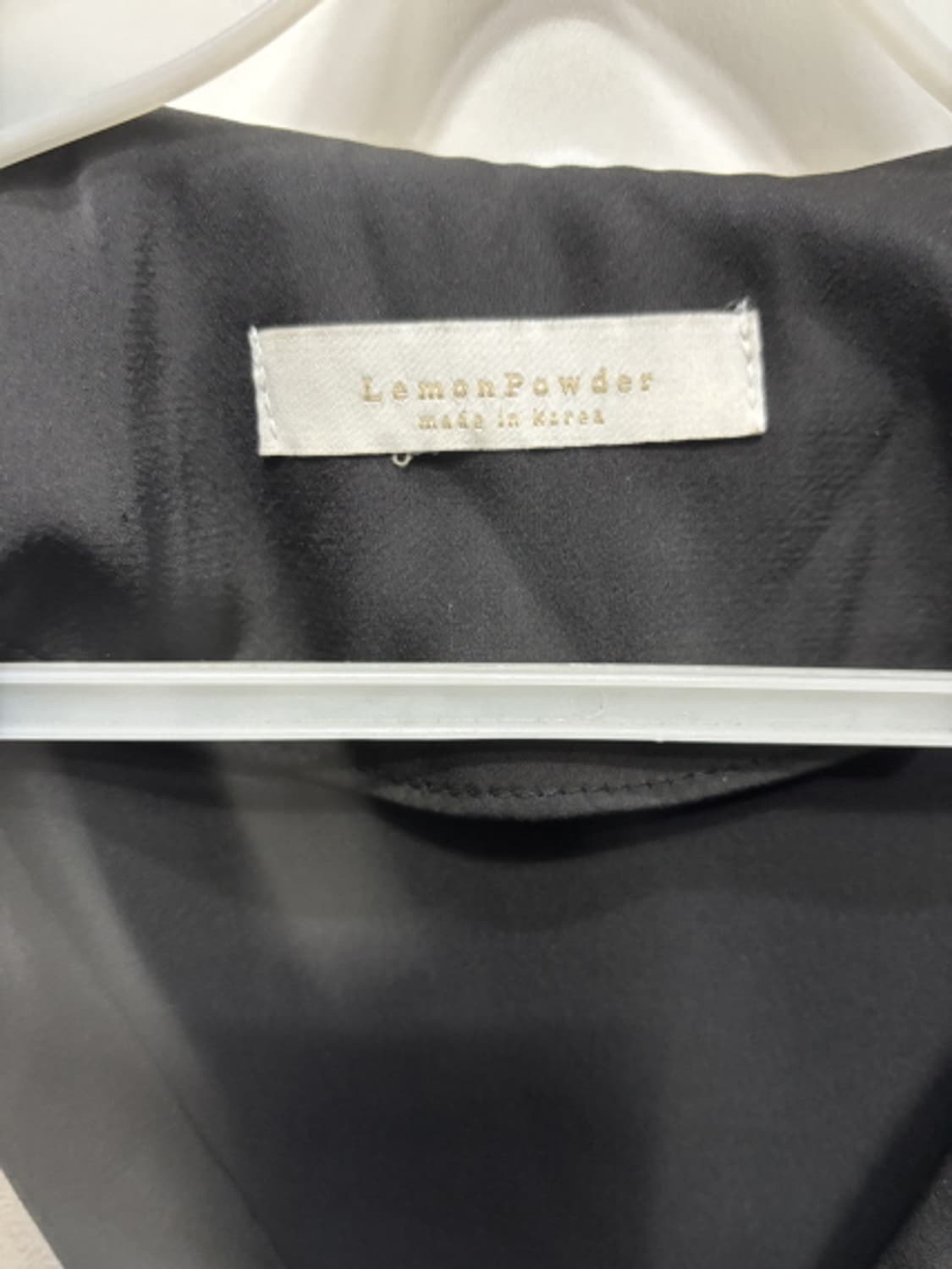 프릴 카라 블랙 블라우스 자켓 상품이미지2