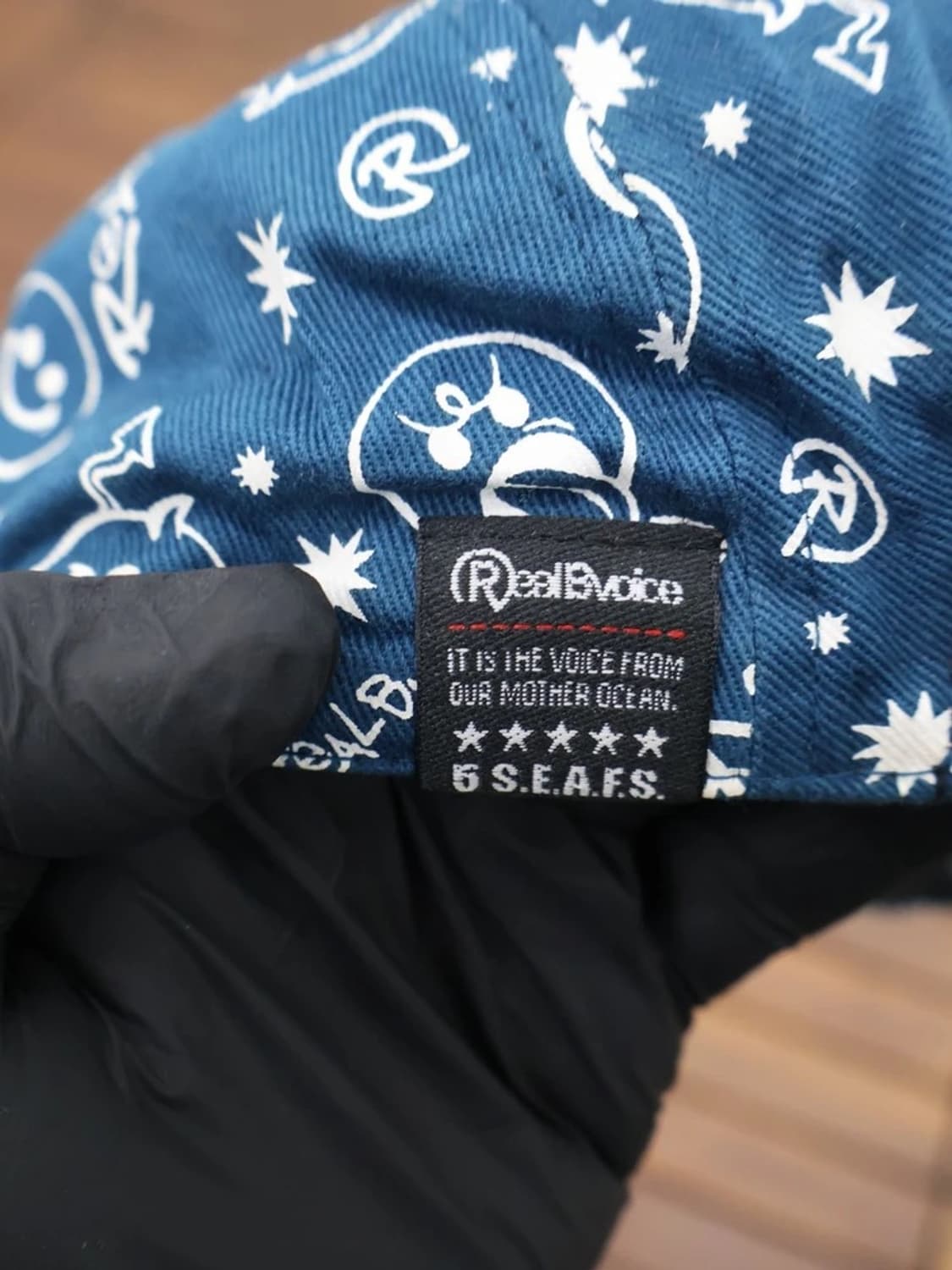 RealBvoice Graphic Cap Blue 상품이미지5