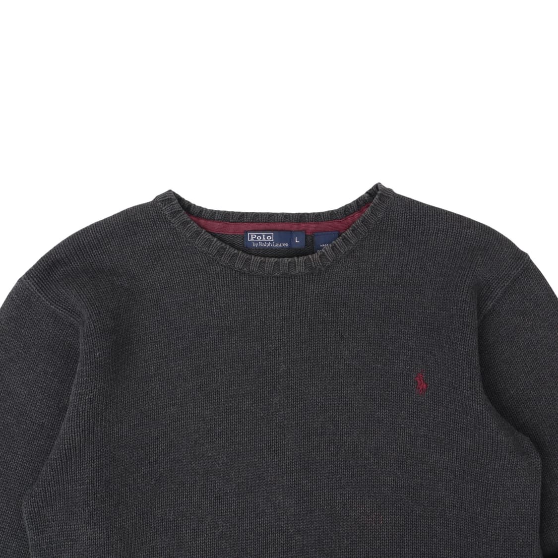 폴로 랄프로렌 우먼스 그레이 니트 상품이미지2