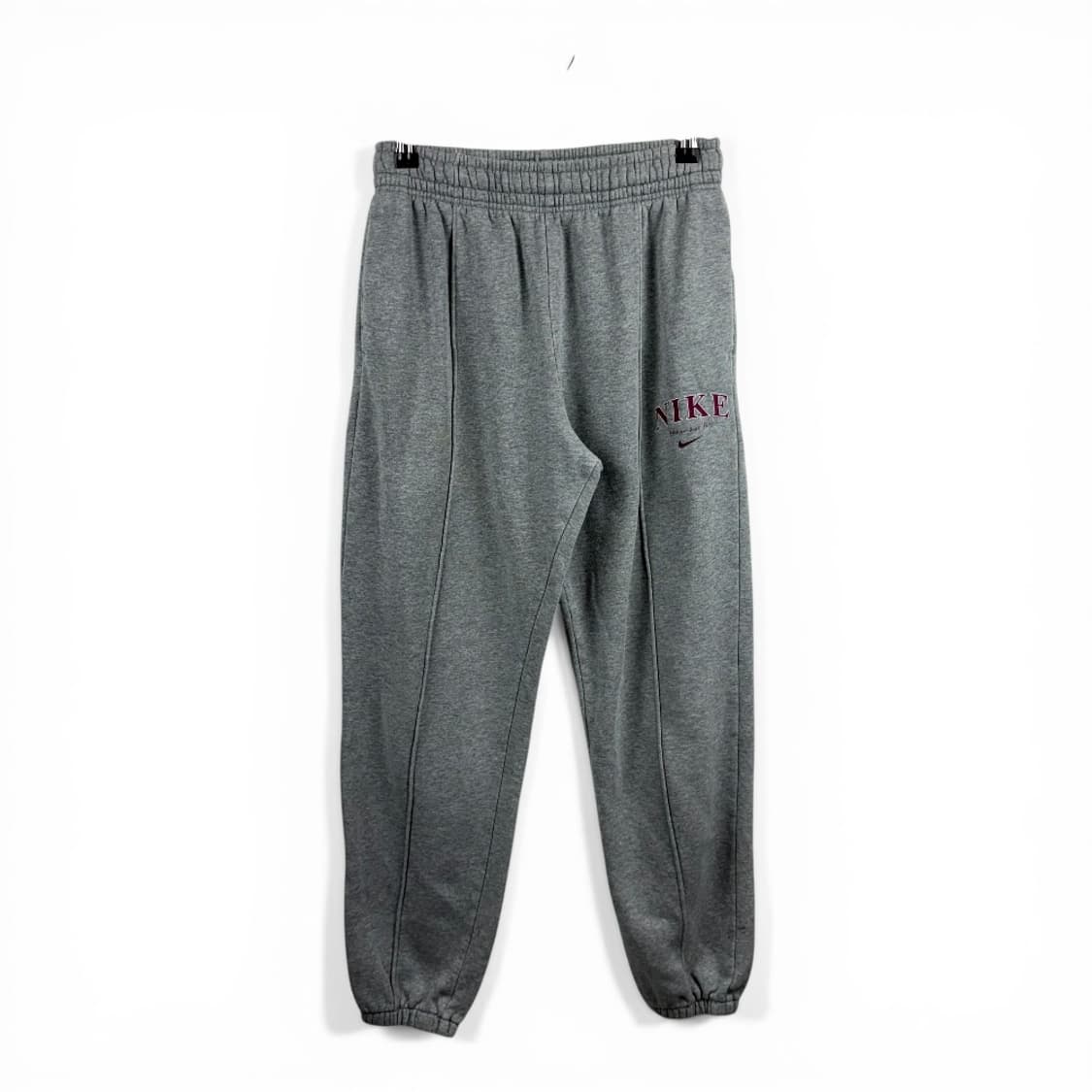 (L) 나이키 키즈/우먼스 핀턱 스웻 조거 팬츠 그레이 상품이미지1