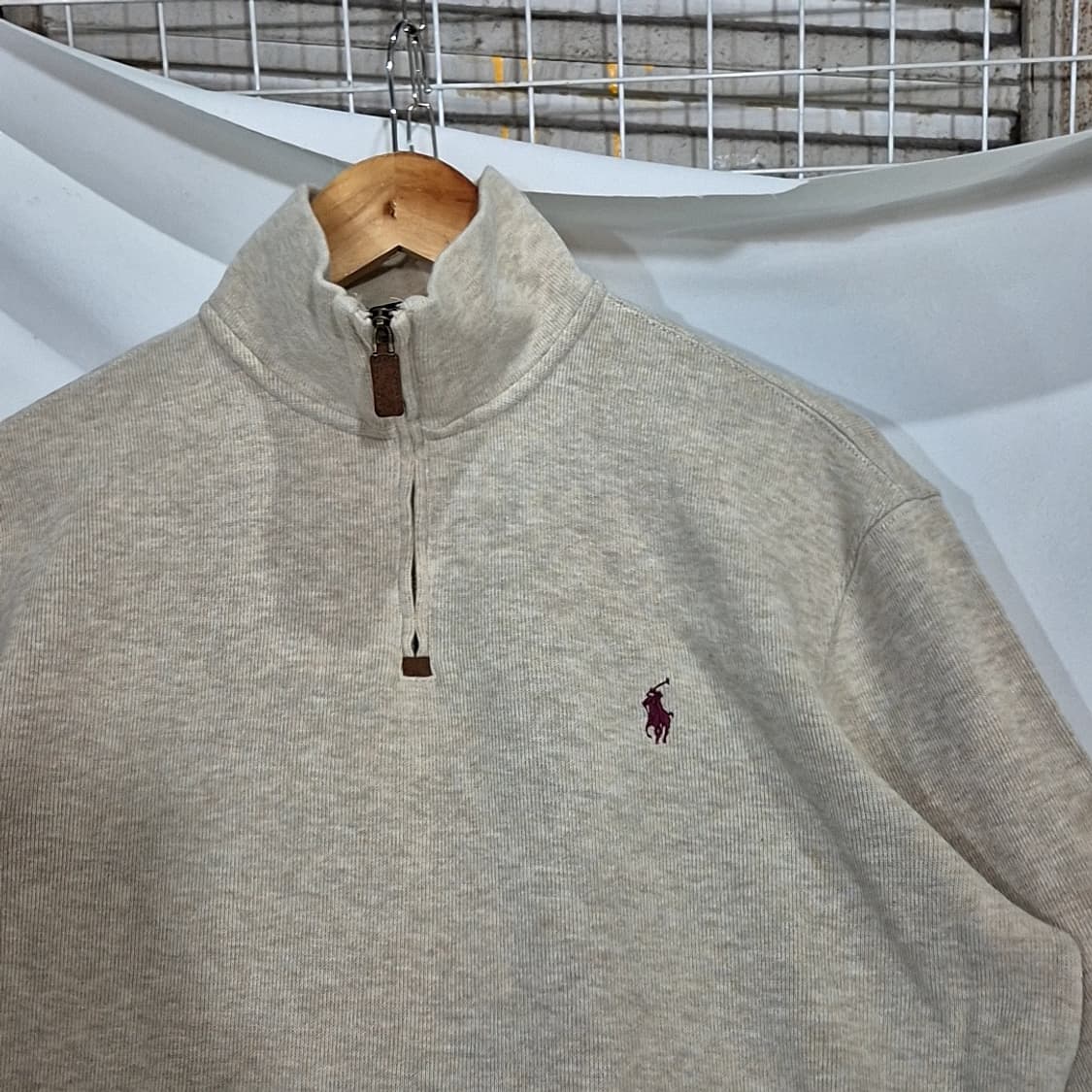 폴로 랄프로렌 반집업 니트 상품이미지2