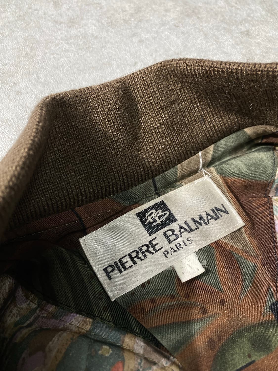 [XL] 90s Pierre Balmain 발망 에스닉 블루종 자켓 상품이미지9