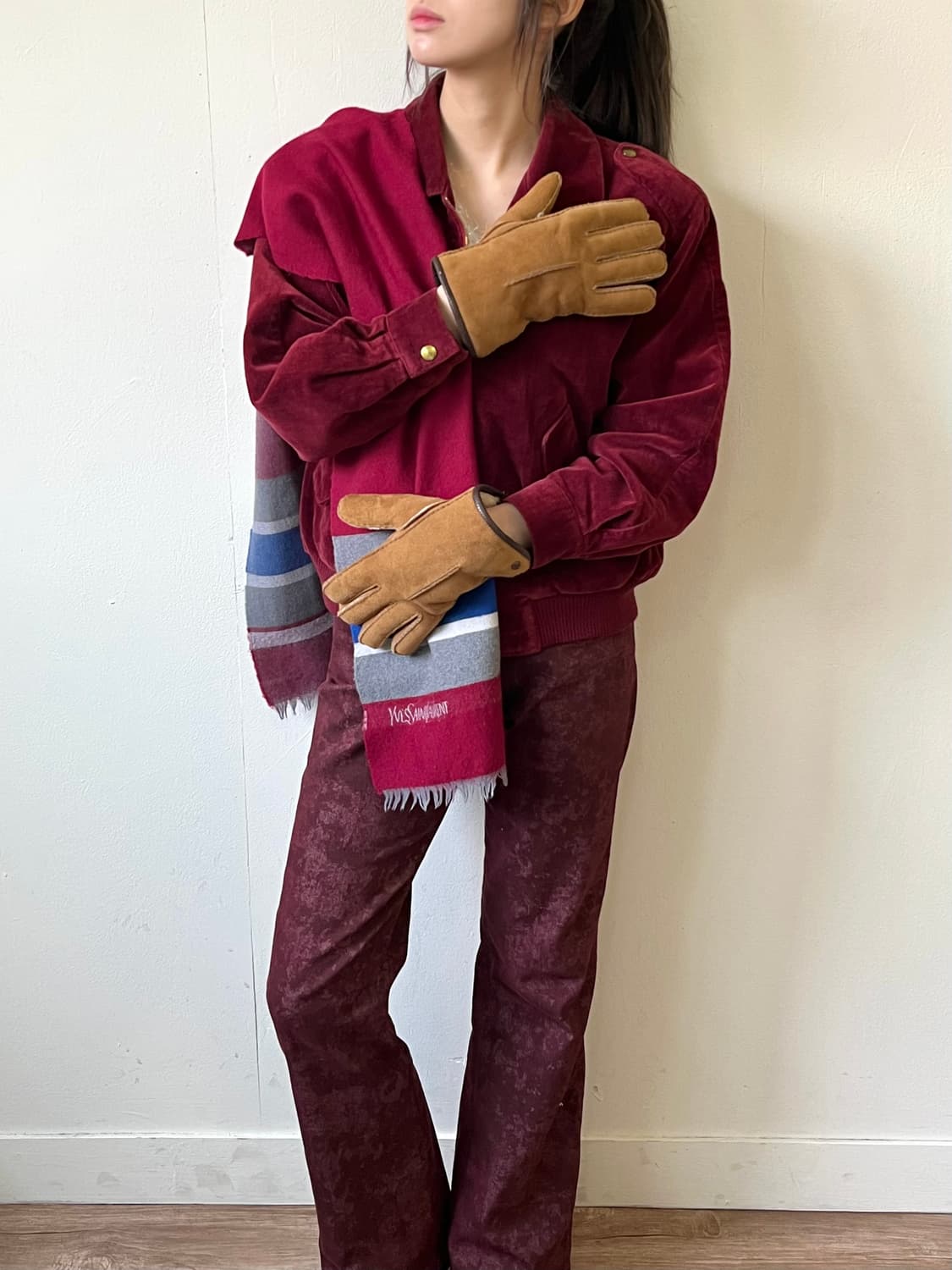 UGG 스웨이드 장갑 상품이미지10