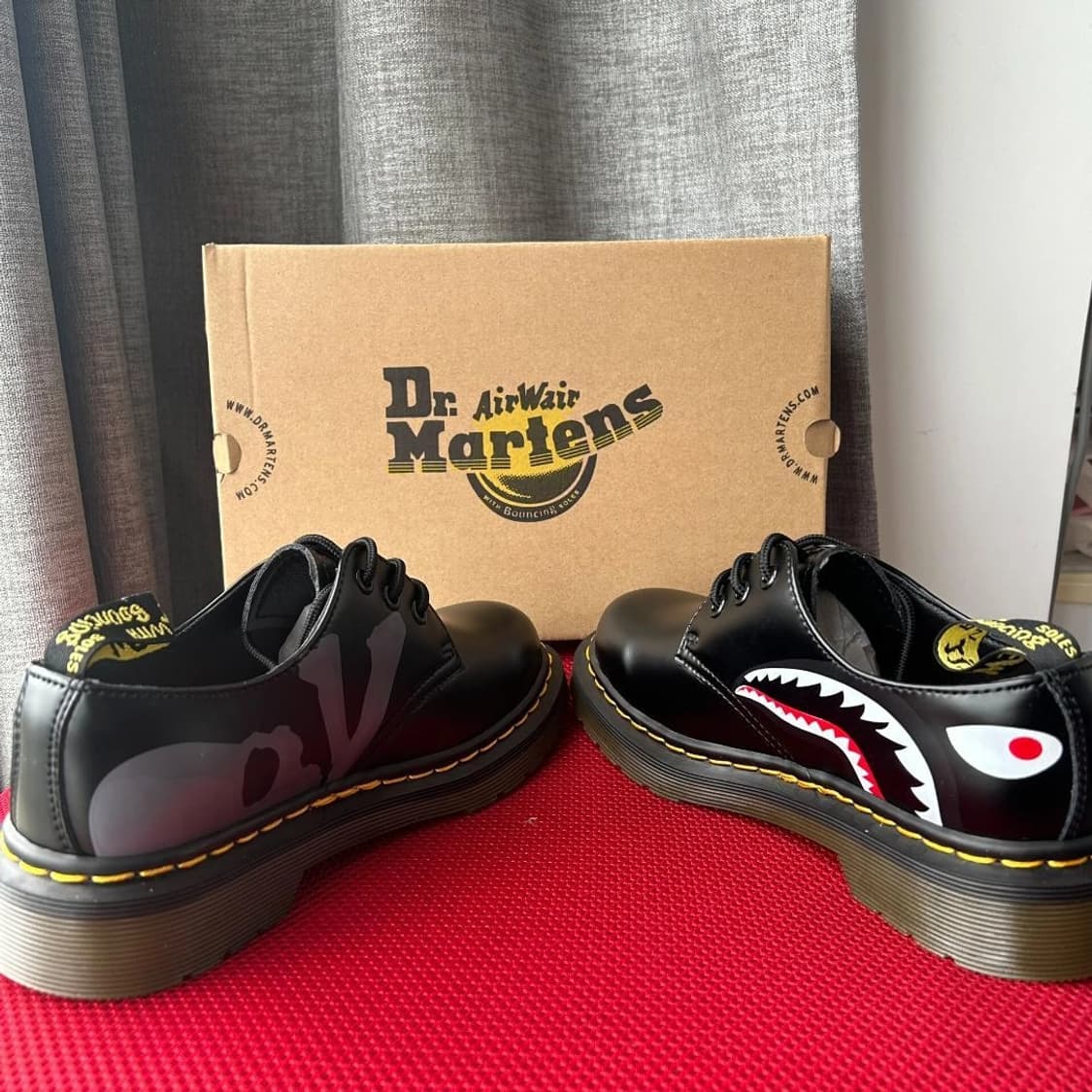 닥터마틴 x 마스터마인드 x 베이프 1461 블랙 280 상품이미지4