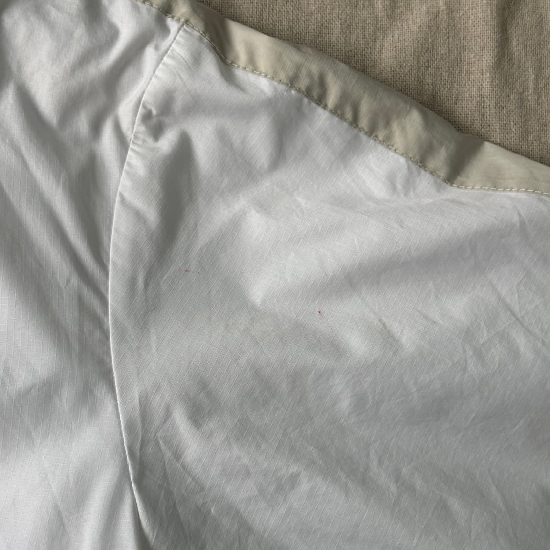 나이키 우먼 백로고 화이트 크롭 바람막이 XS 상품이미지9