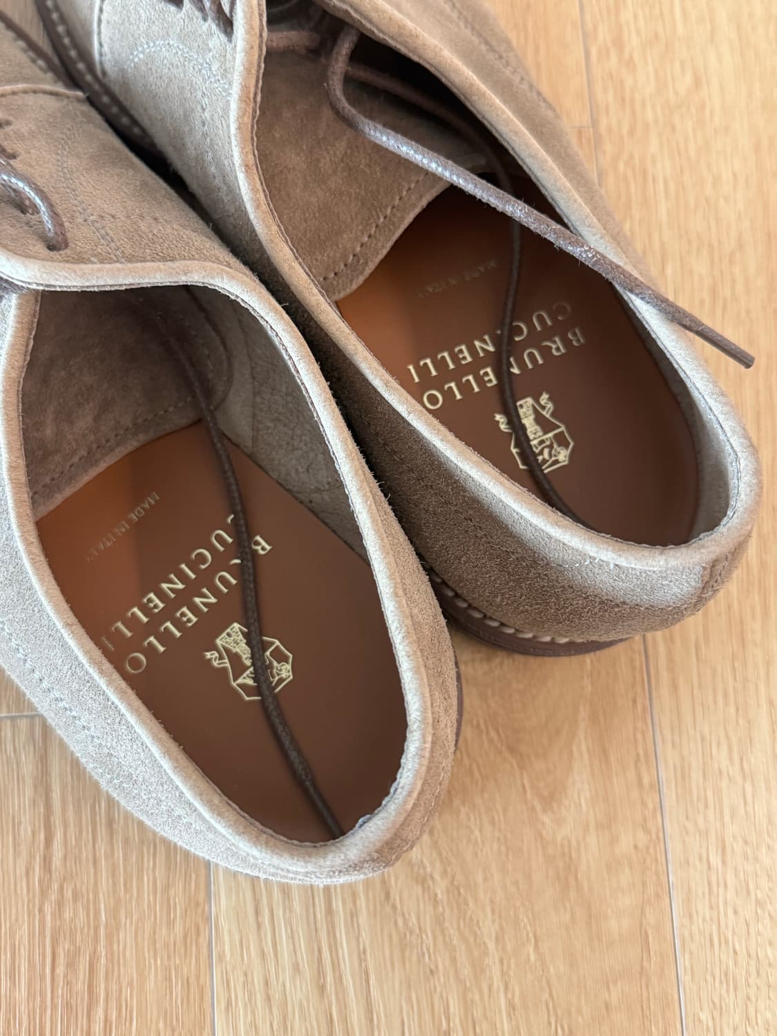 브루넬로 쿠치넬리 스웨이드 더비 슈즈 42 상품이미지4