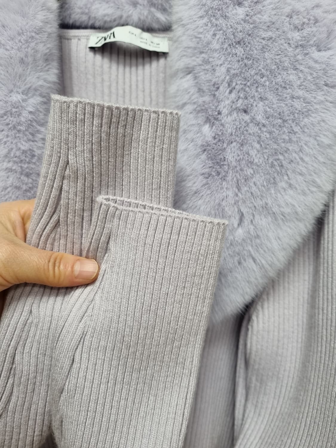 (택포) 자라 퍼카라 니트가디건 (새상품급) 상품이미지3