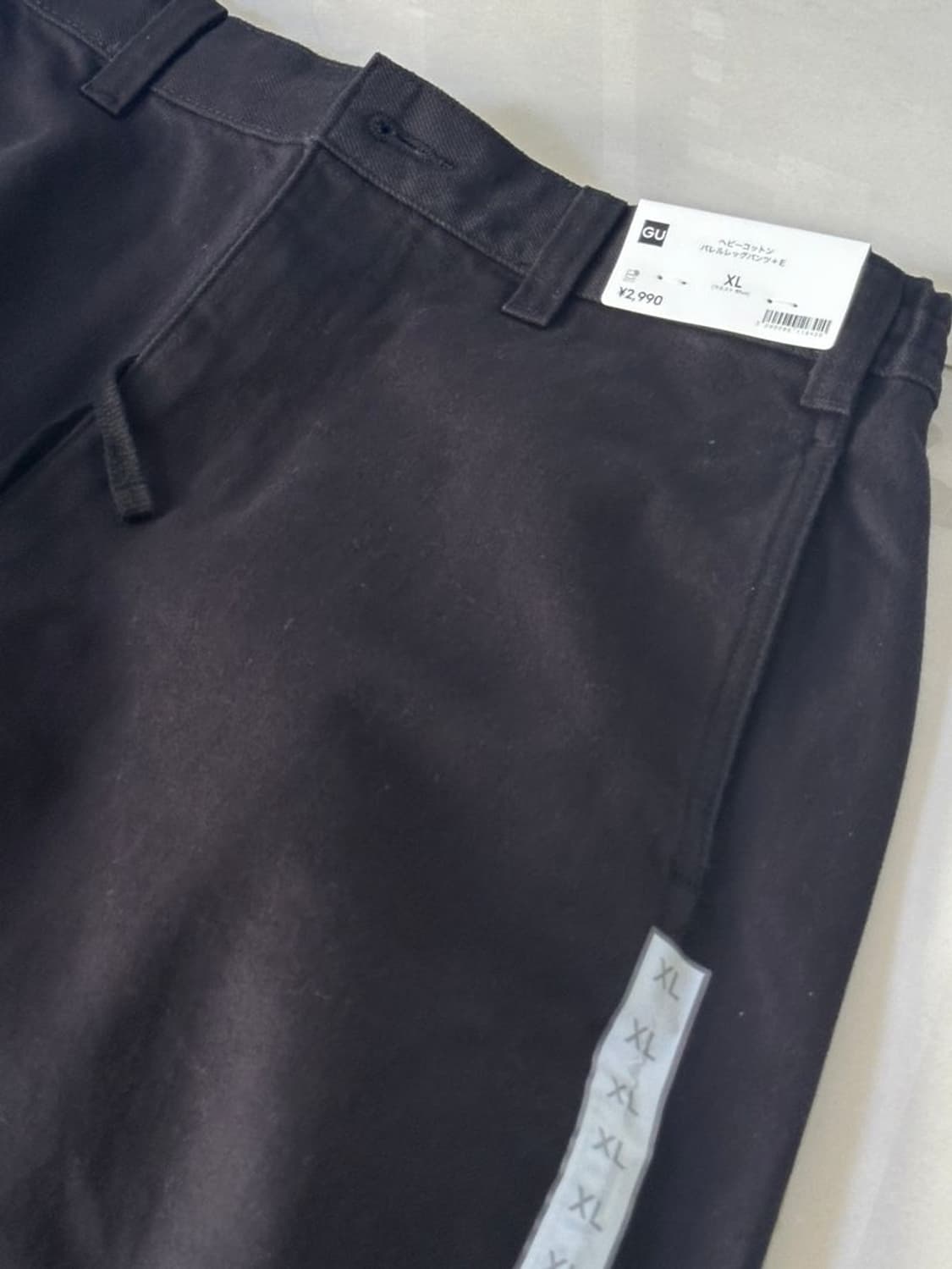 COTTON BARREL LEG PANTS  통 넓은 바지 상품이미지6