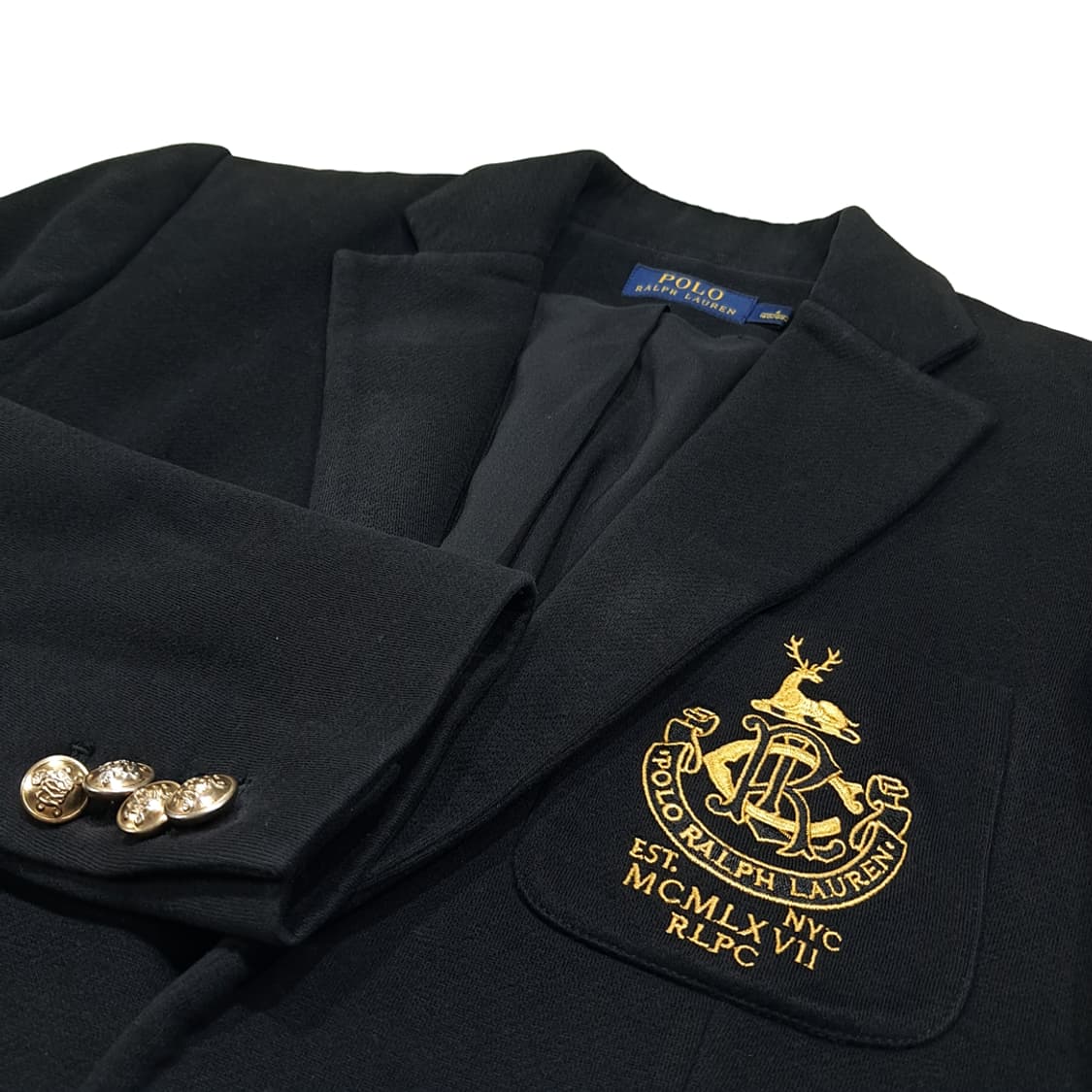 CL787 M 폴로 금장크레스트 RLPC 프레피 블레이저 자켓 상품이미지4