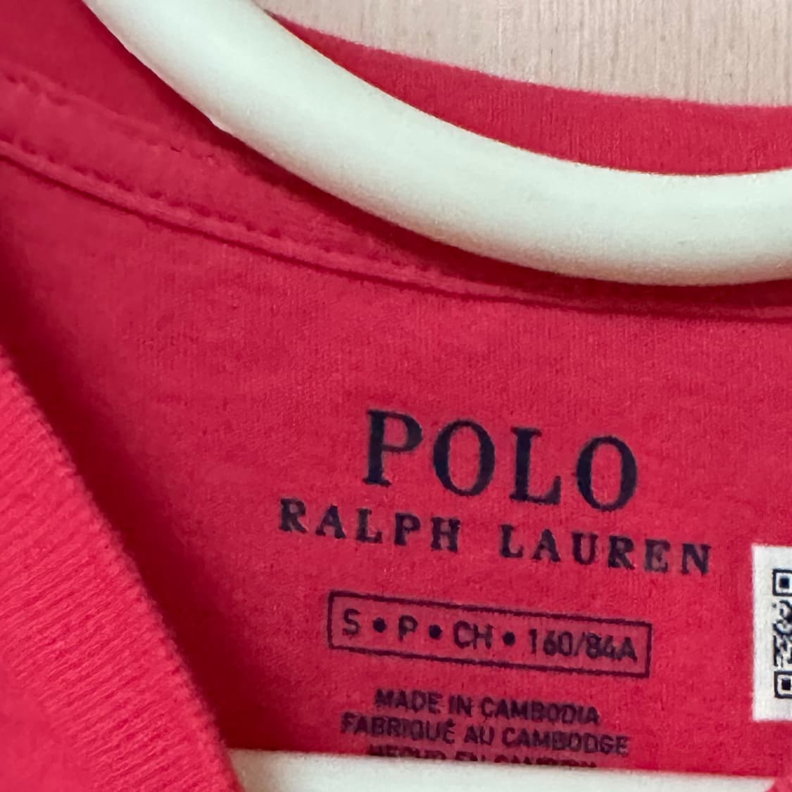 폴로 랄프로렌 여성 반팔 티셔츠 핑크 상품이미지4