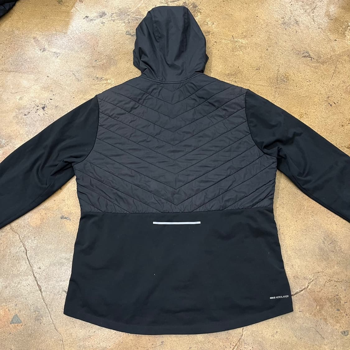 [정품/L] 나이키 블랙 후드 퀼팅 자켓b18 상품이미지4