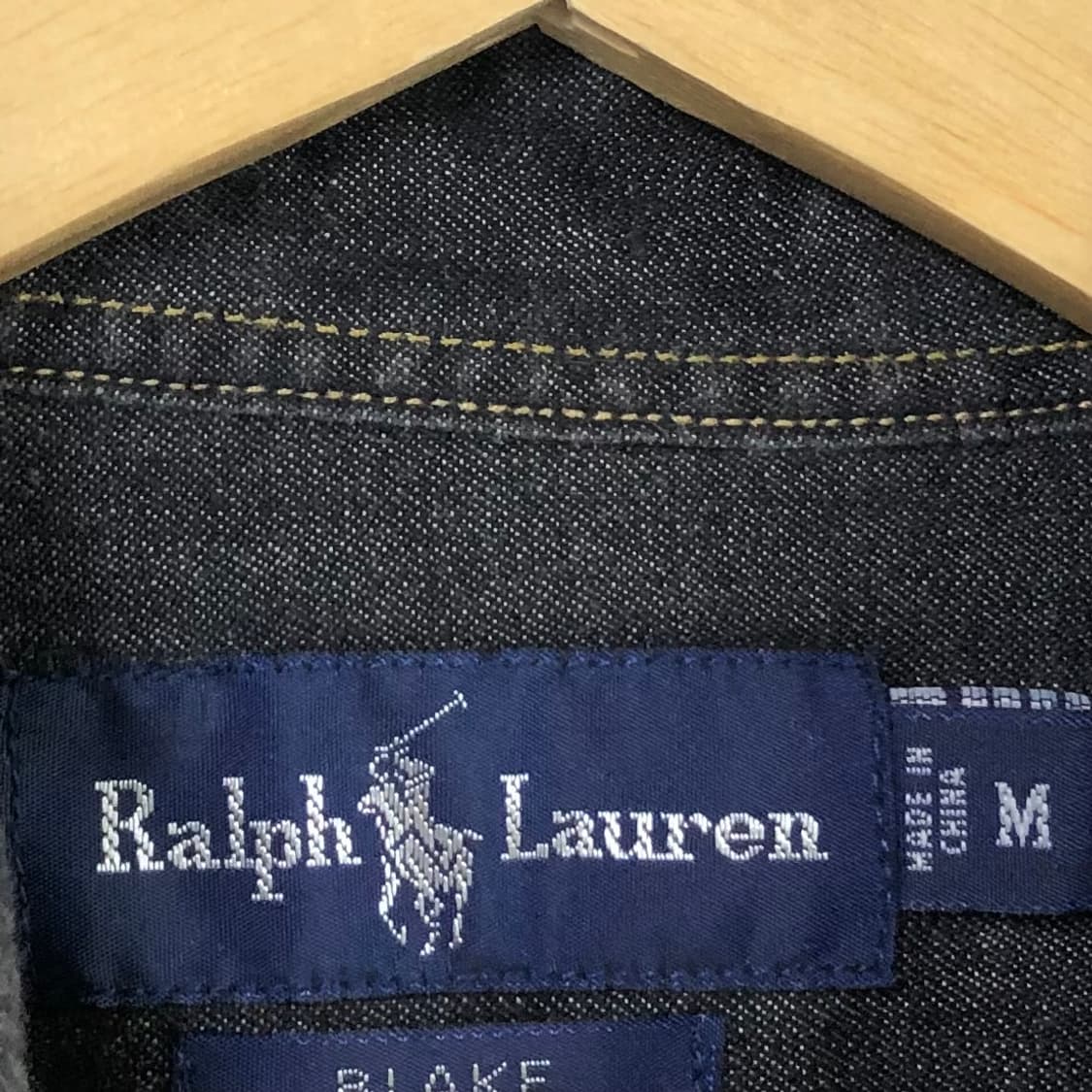 M 폴로 블랙데님 셔츠 상품이미지3