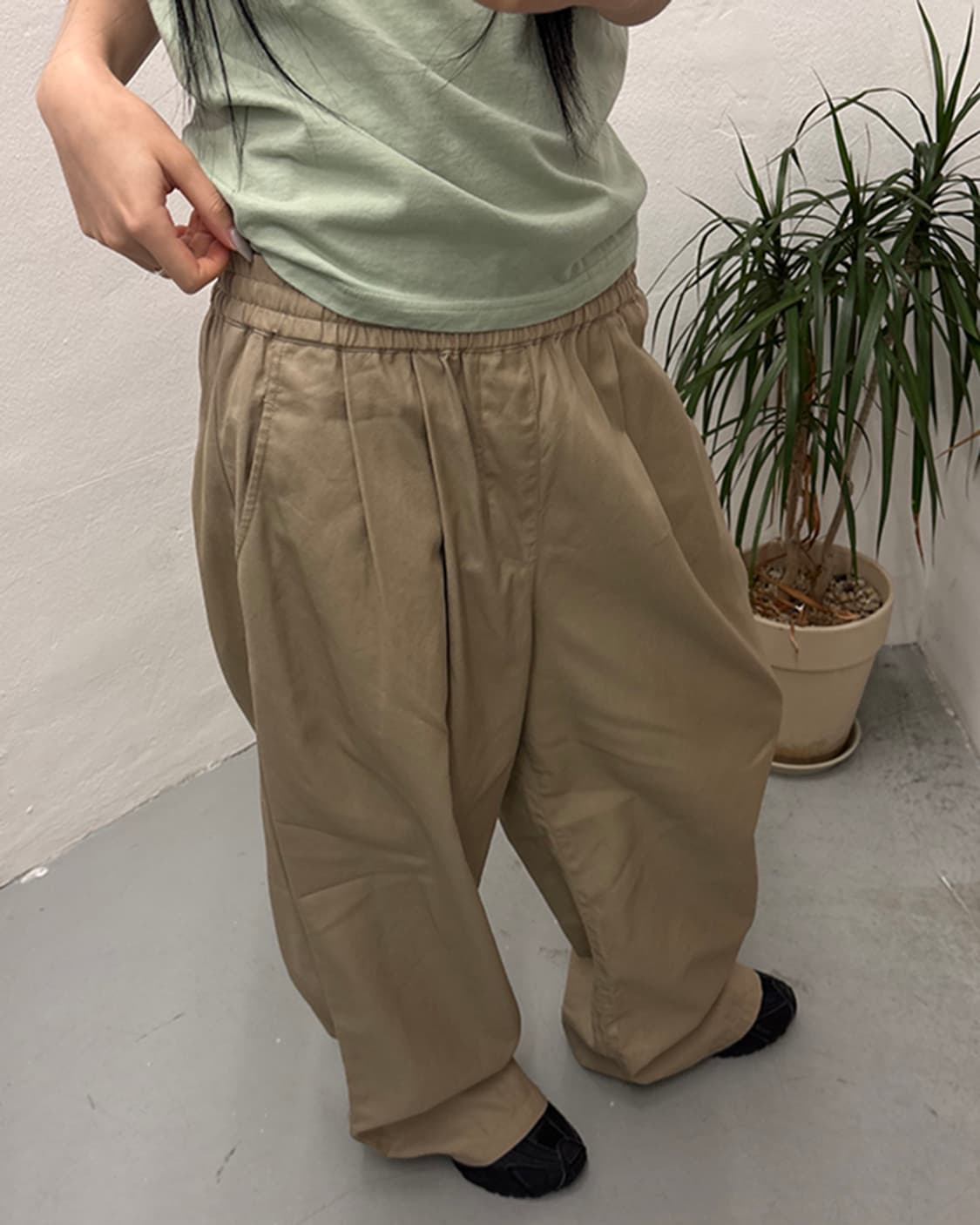 HYSTERIC GLAMOUR High Waist Wide Pants 상품이미지3