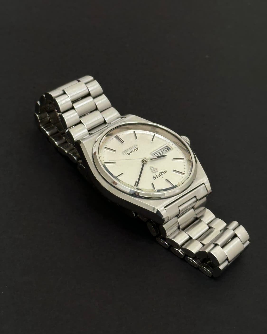 세이코 실버웨이브 라운드 쿼츠 시계 상품이미지4