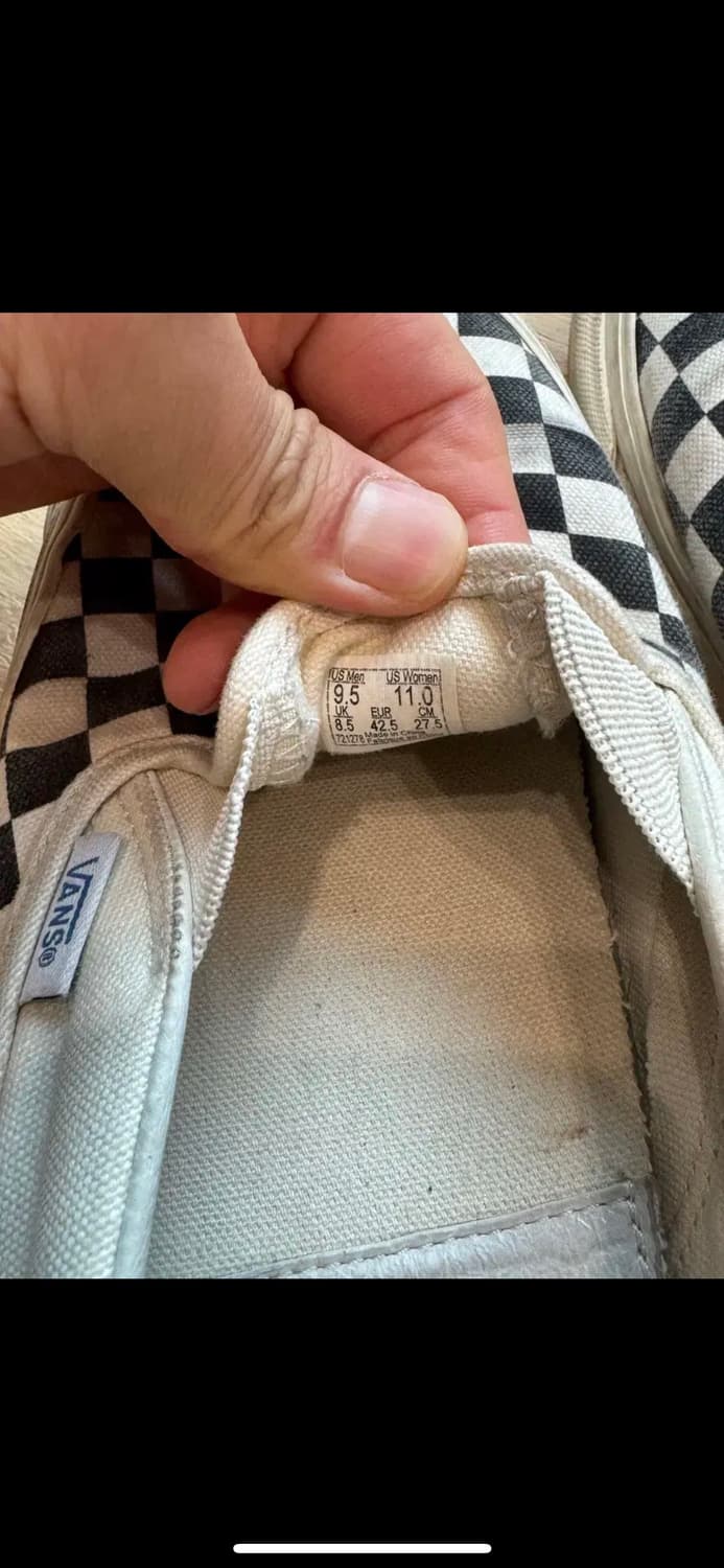 반스 볼트 슬립온 체커보드 구형 275 상품이미지4