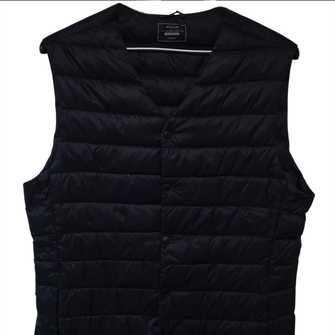 구스다운 경량패딩조끼 95-100 거위털 상품이미지2