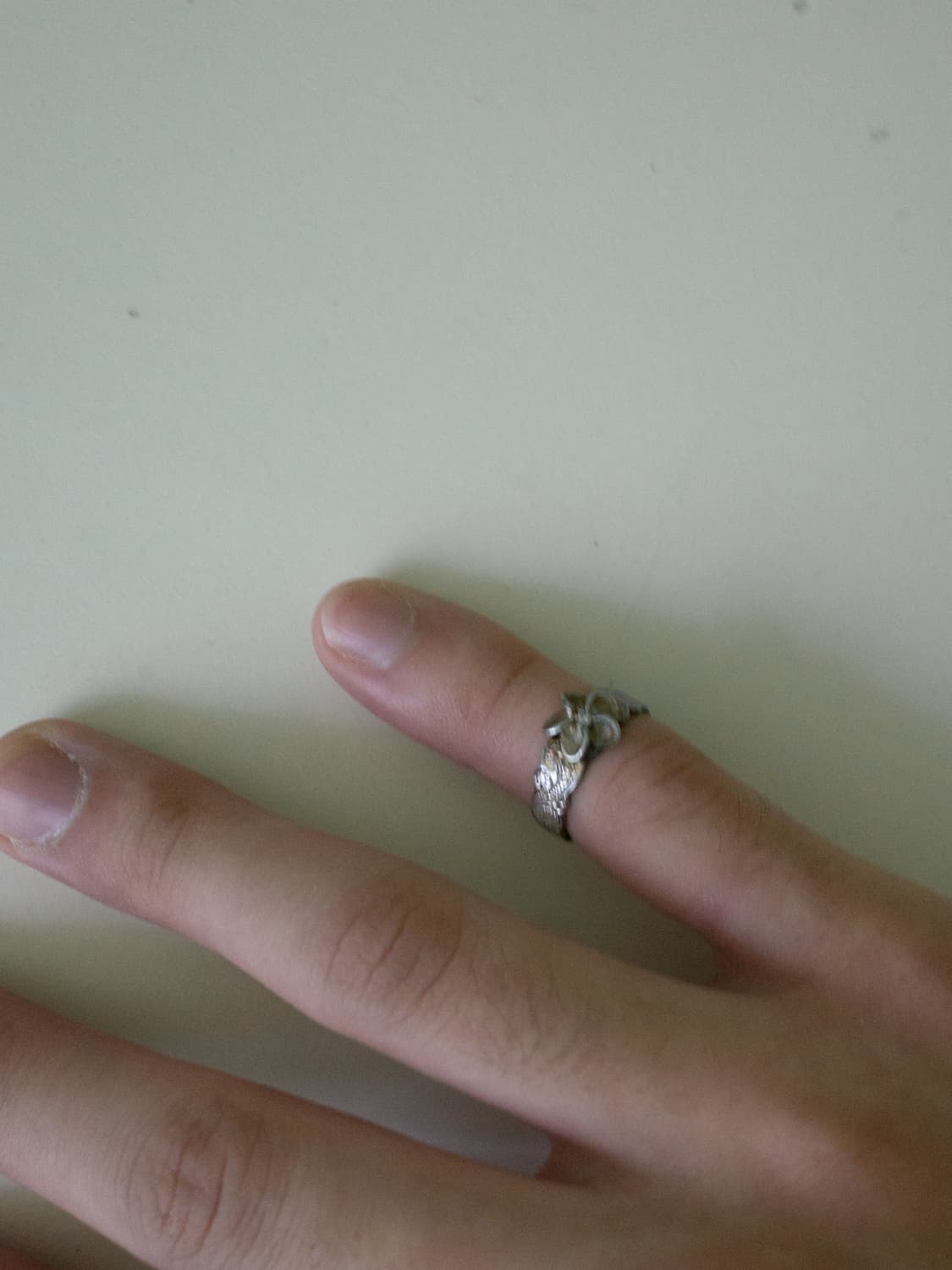 Japanese Vintage silver 925 flower ring 상품이미지5