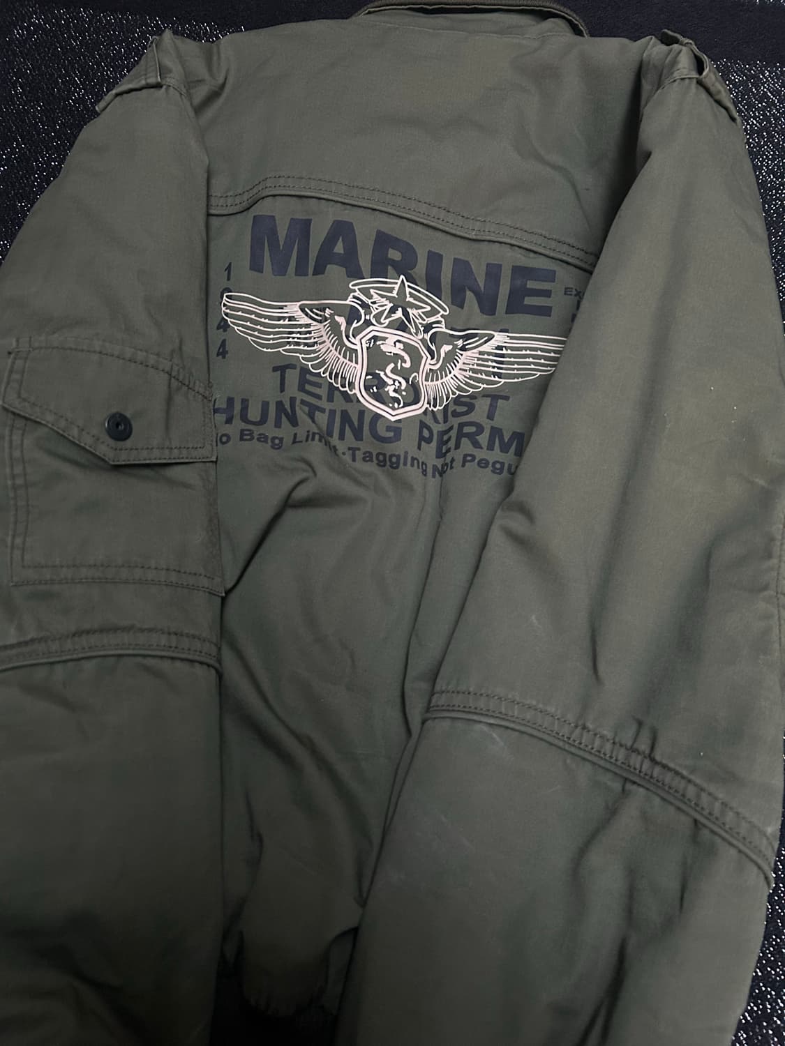 *Rare* 2000s 캠프5 밀리터리 카키 MA-1 자켓 상품이미지4