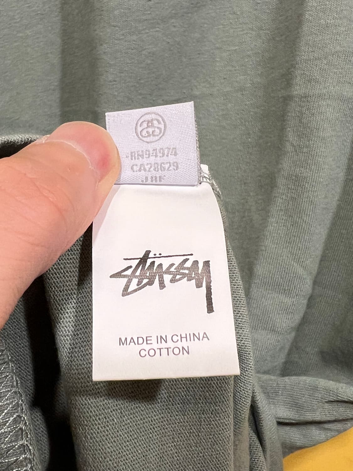 [S,실측XL]스투시 Rasta Lion Logo 반팔티 데드스탁 상품이미지6