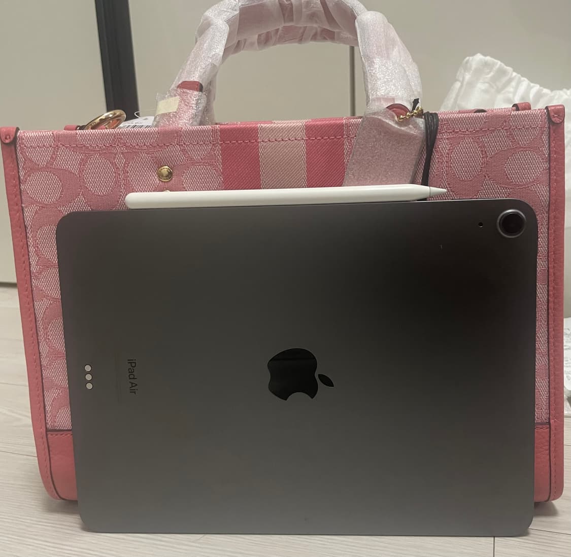 Coach 코치 뎀시 캐리올 시그니처 핑크 토트백 상품이미지7