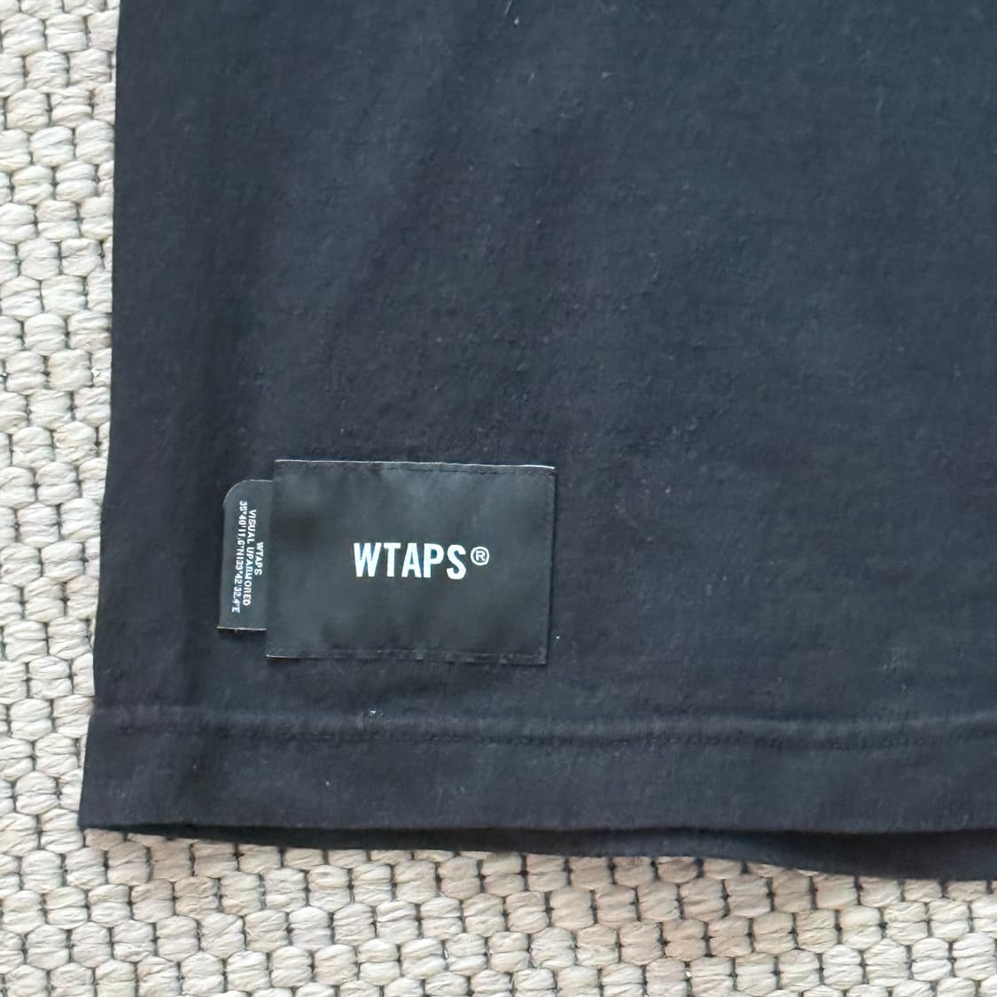 Wtaps RANSOM 22SS 블랙 03 더블탭스 반팔 티셔츠 상품이미지3