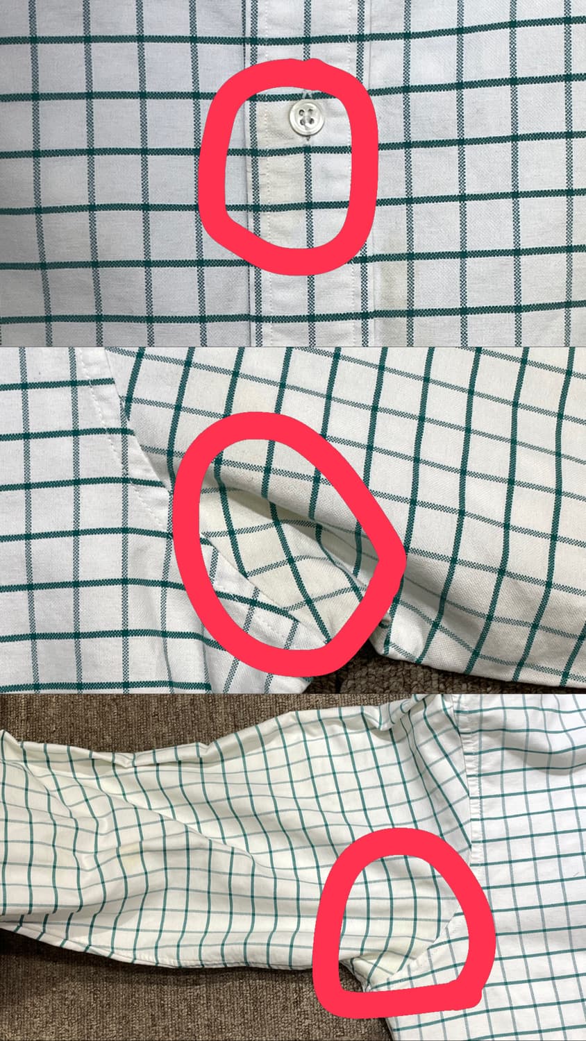 (16 1/2-34) POLO 폴로 랄프로렌 체크셔츠   상품이미지7