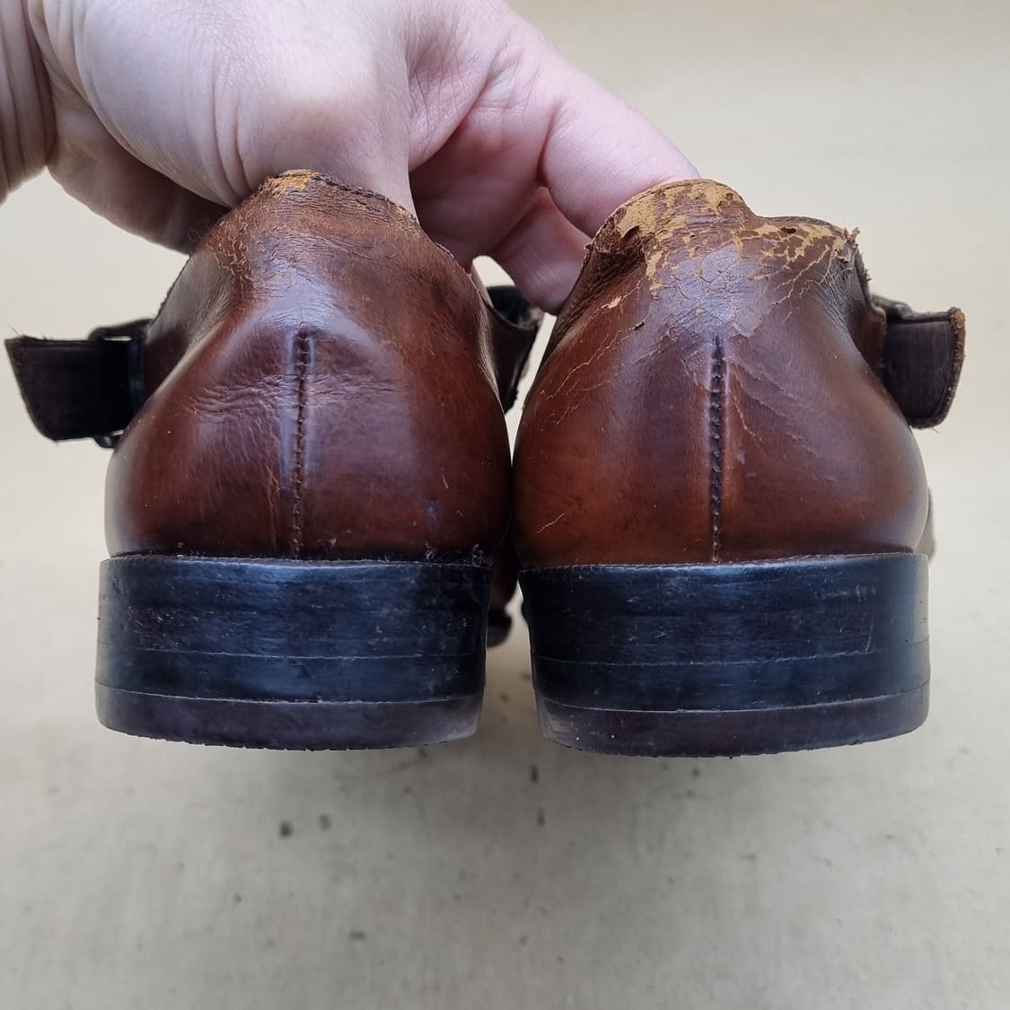 BRAGANO 이탈리아 가죽 샌들 255~260 상품이미지4