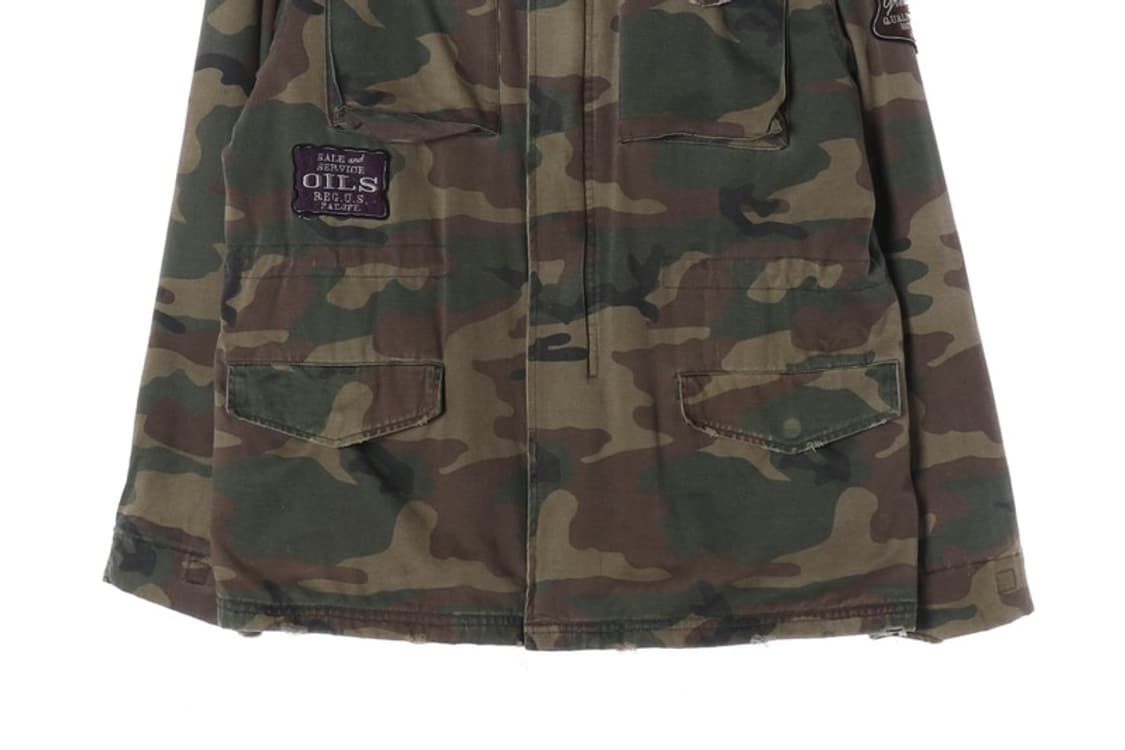 카라바흐 카모 M65 패치 야상 자켓 XL 상품이미지5