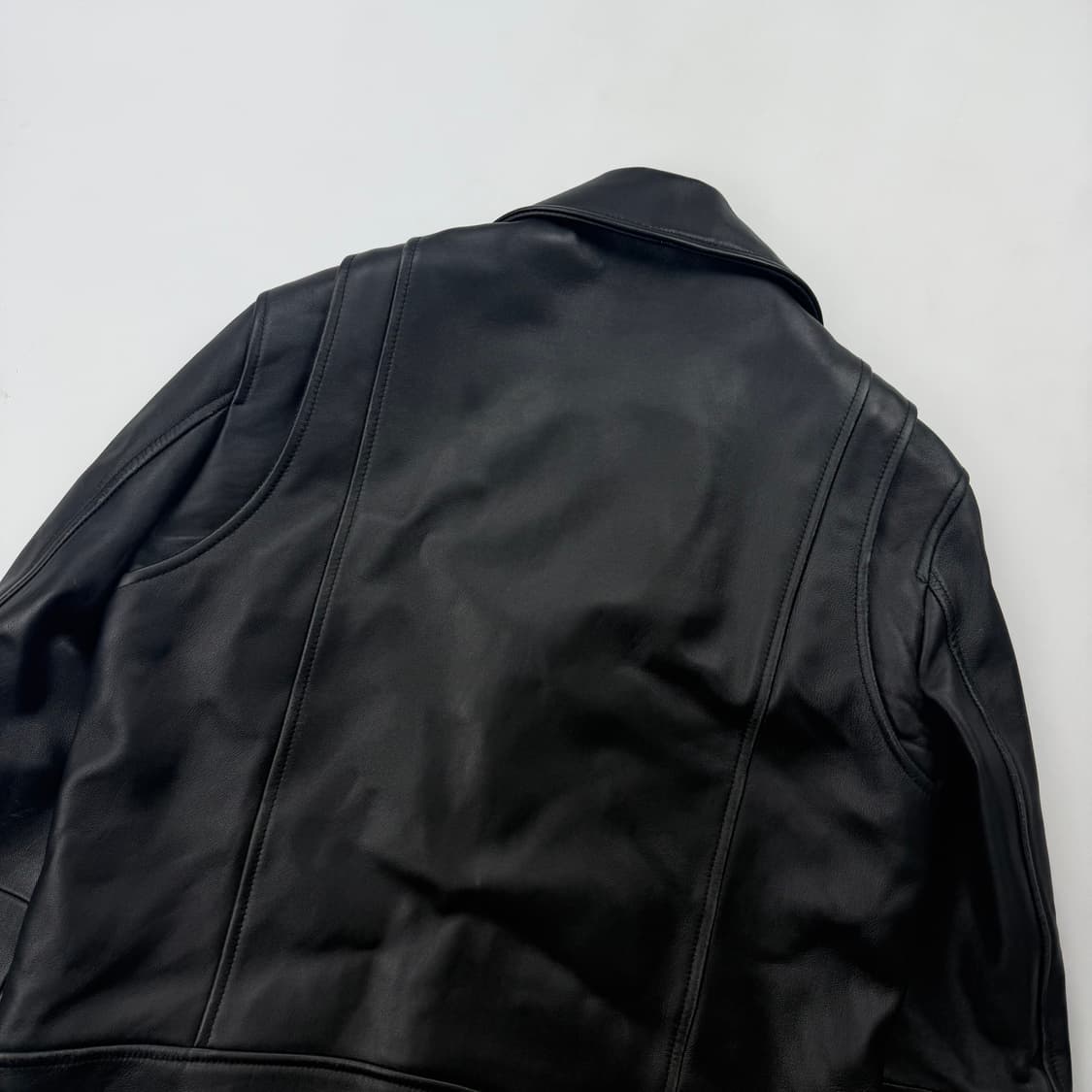 에이징ccc 양가죽 라이더 자켓 상품이미지8