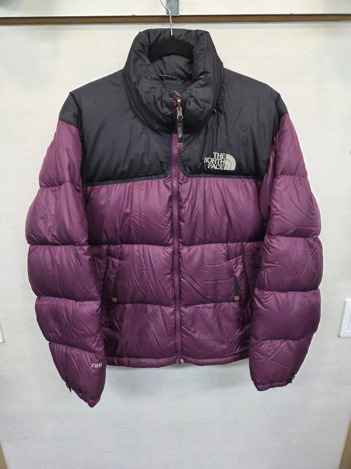 노스페이스 구형 눕시 700 구스다운 패딩 퍼플 90 95 상품이미지1