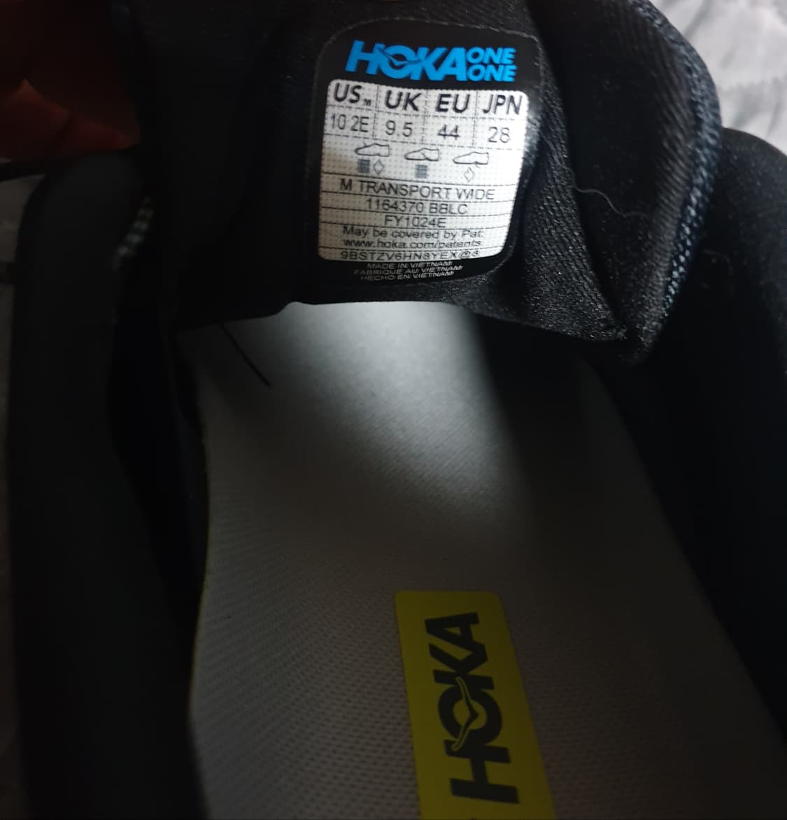 호카오네오네 트랜스포트 와이드 트레킹 런닝화 블랙 (280) 상품이미지8