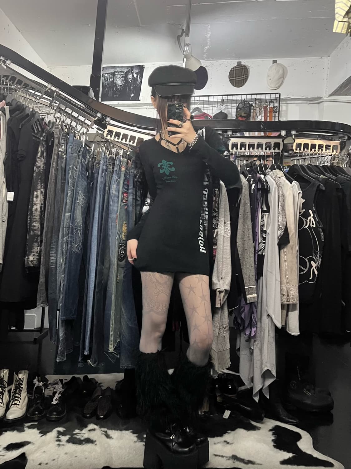 펑크 레터링 롱슬리브 상품이미지1