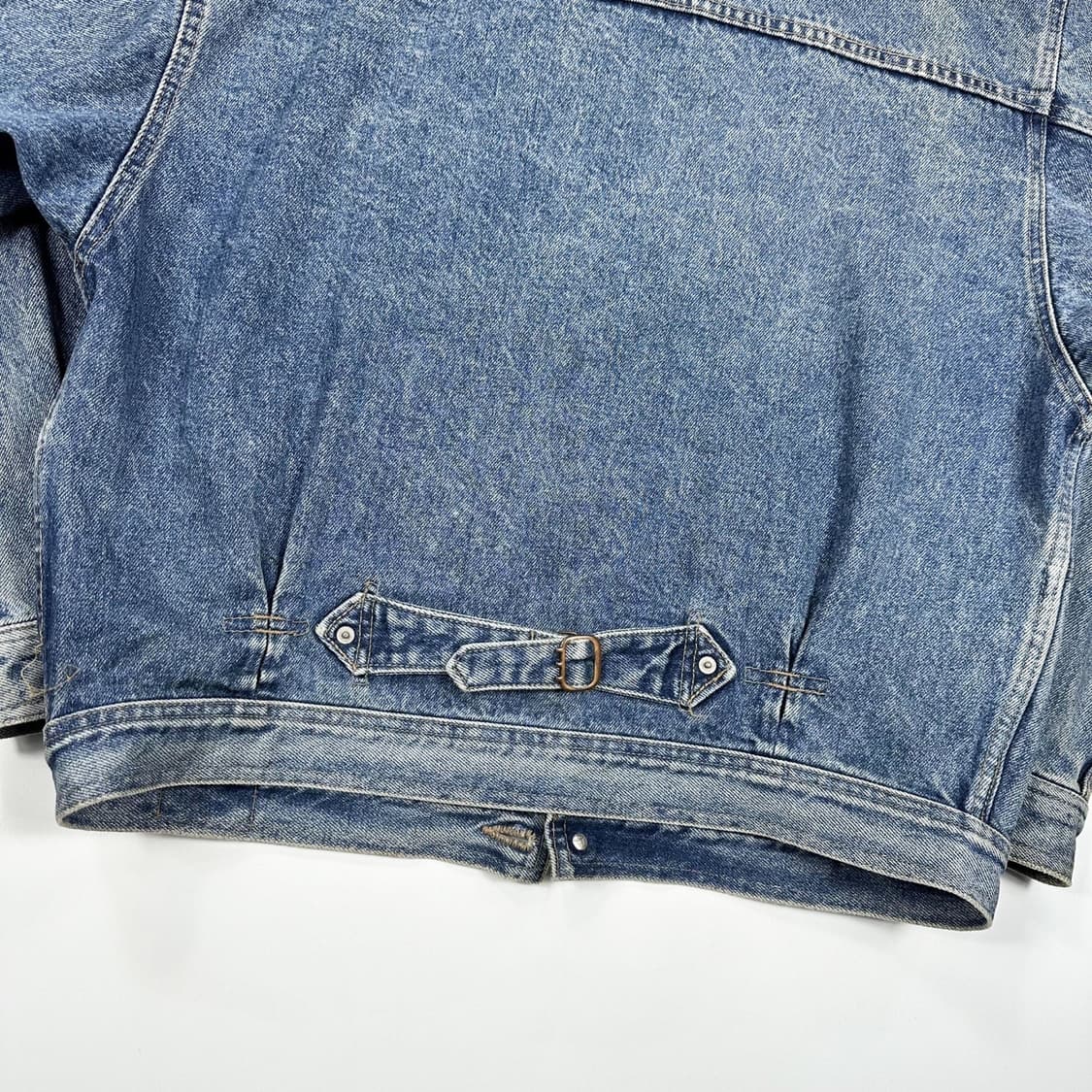 VTG 빈티지 재팬 워싱 트러커 데님자켓 (실측 L) 상품이미지5