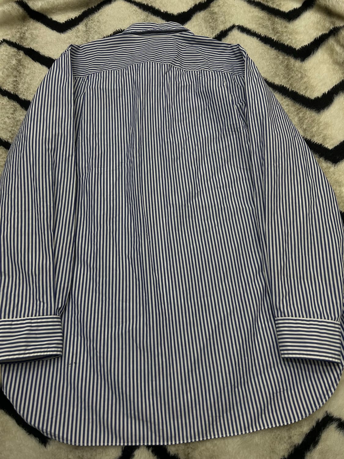 [M]꼼데가르송 블랙와펜 스트라이프 셔츠/화이트블루/Az-B008 상품이미지6