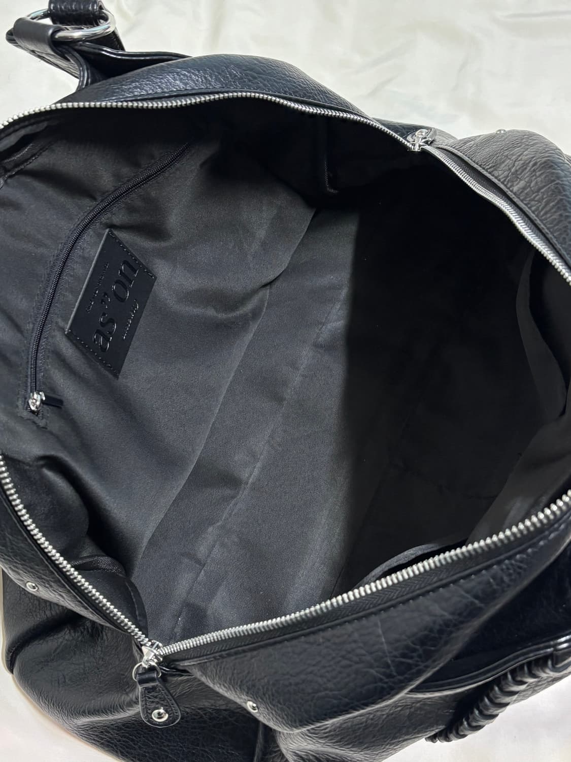 (무료배송) 애즈온 보니타 빅 백 블랙 상품이미지9