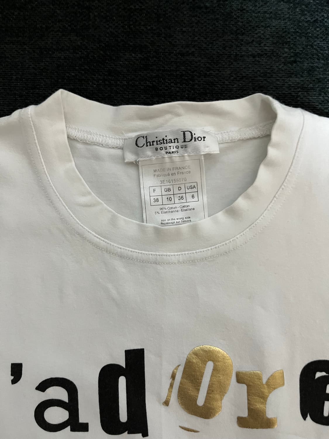 디올 화이트 슬리브리스 상품이미지5