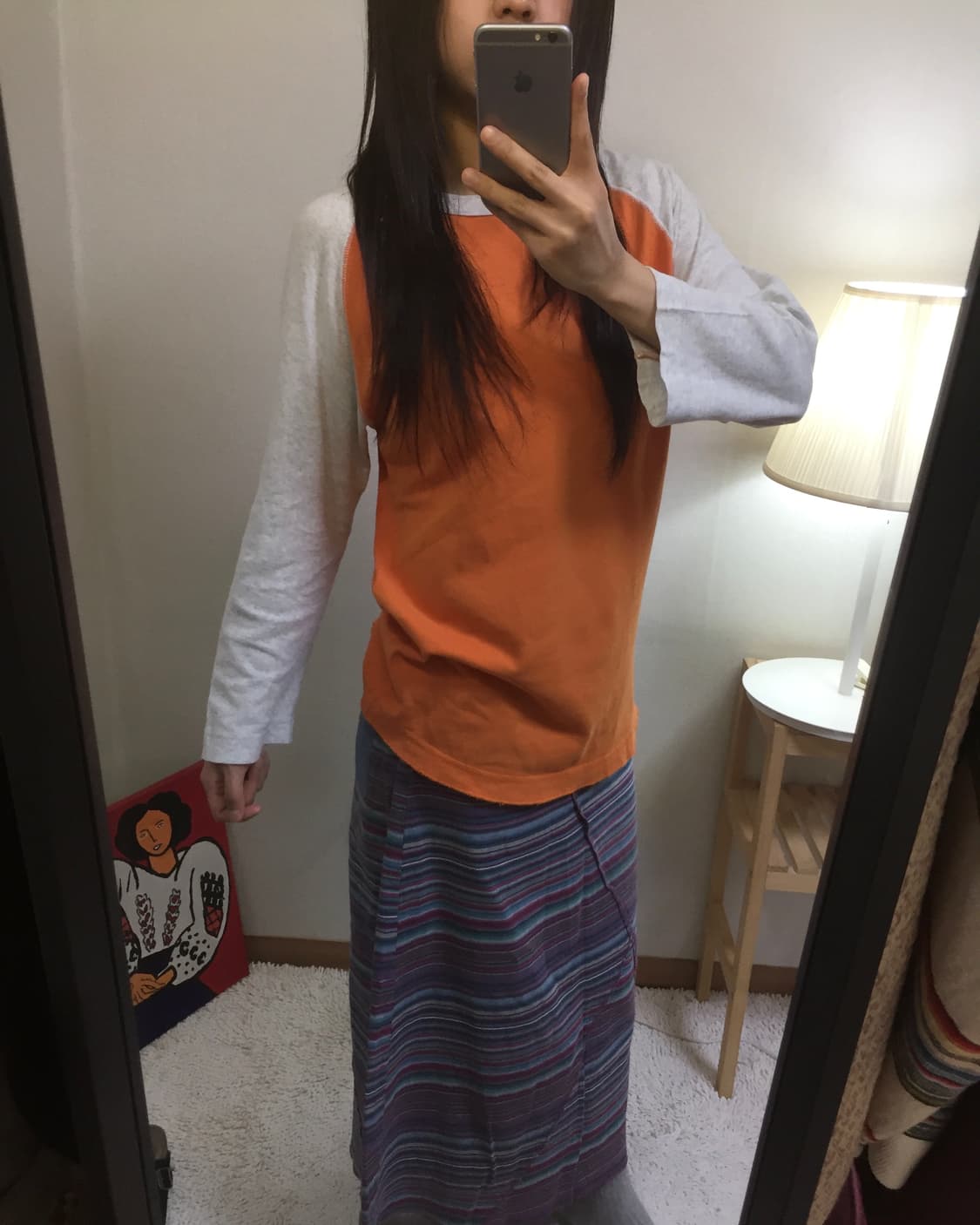 ocean pacific stripe skirt 상품이미지3