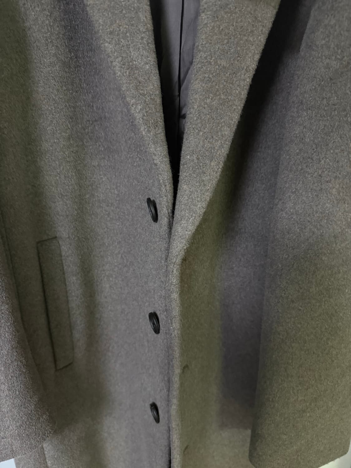 무신사스탠다드 캐시미어 블렌드 오버핏 싱글코트 2XL 토프 상품이미지8