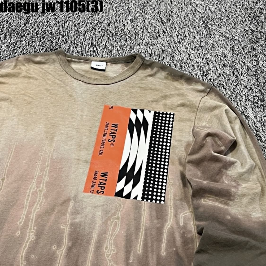 wtaps 타이다이 긴팔티 상품이미지2