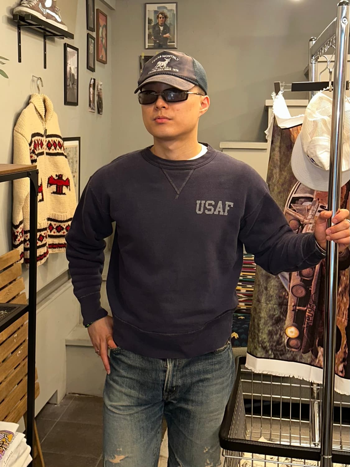 The Real Mccoy’s Mchill Sport USAF sweat 상품이미지2