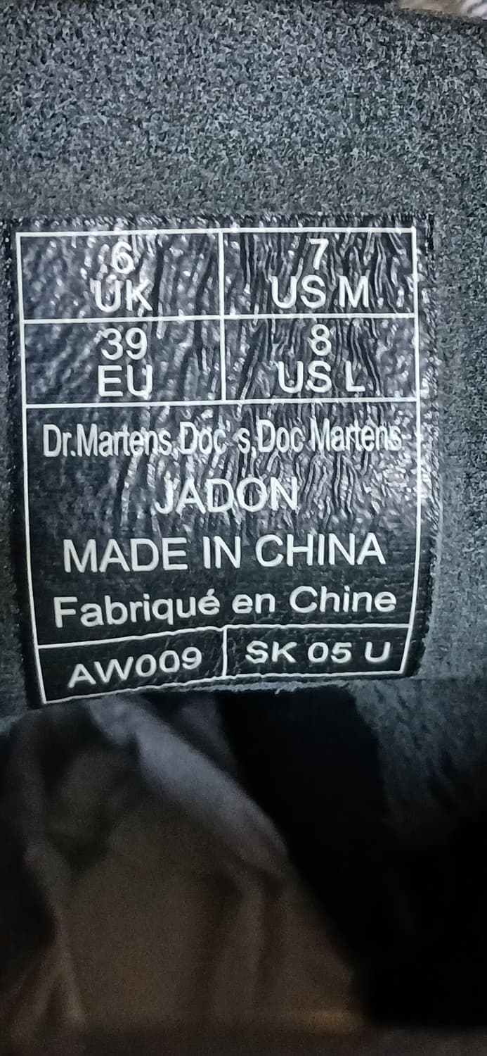 닥터마틴 제이든 블랙 (uk6, 약250mm)  상품이미지5