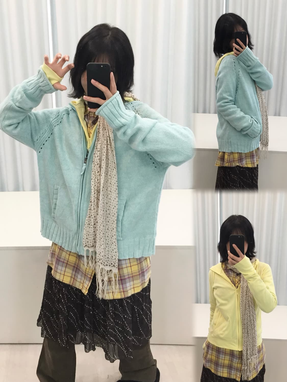 빈티지 시나모롤 파스텔 코디 세트 상품이미지2