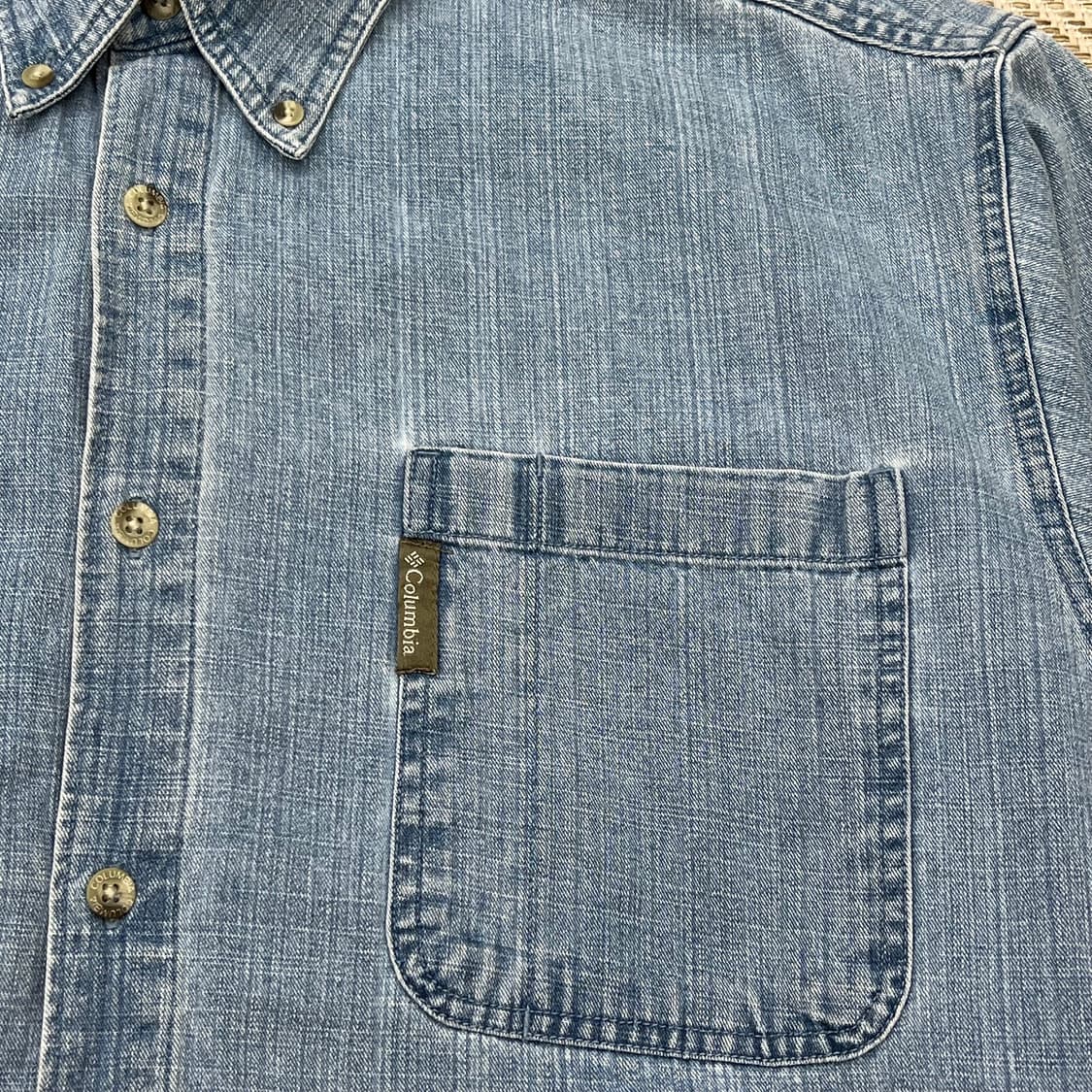 컬럼비아 워크 데님 셔츠 r3358 상품이미지4