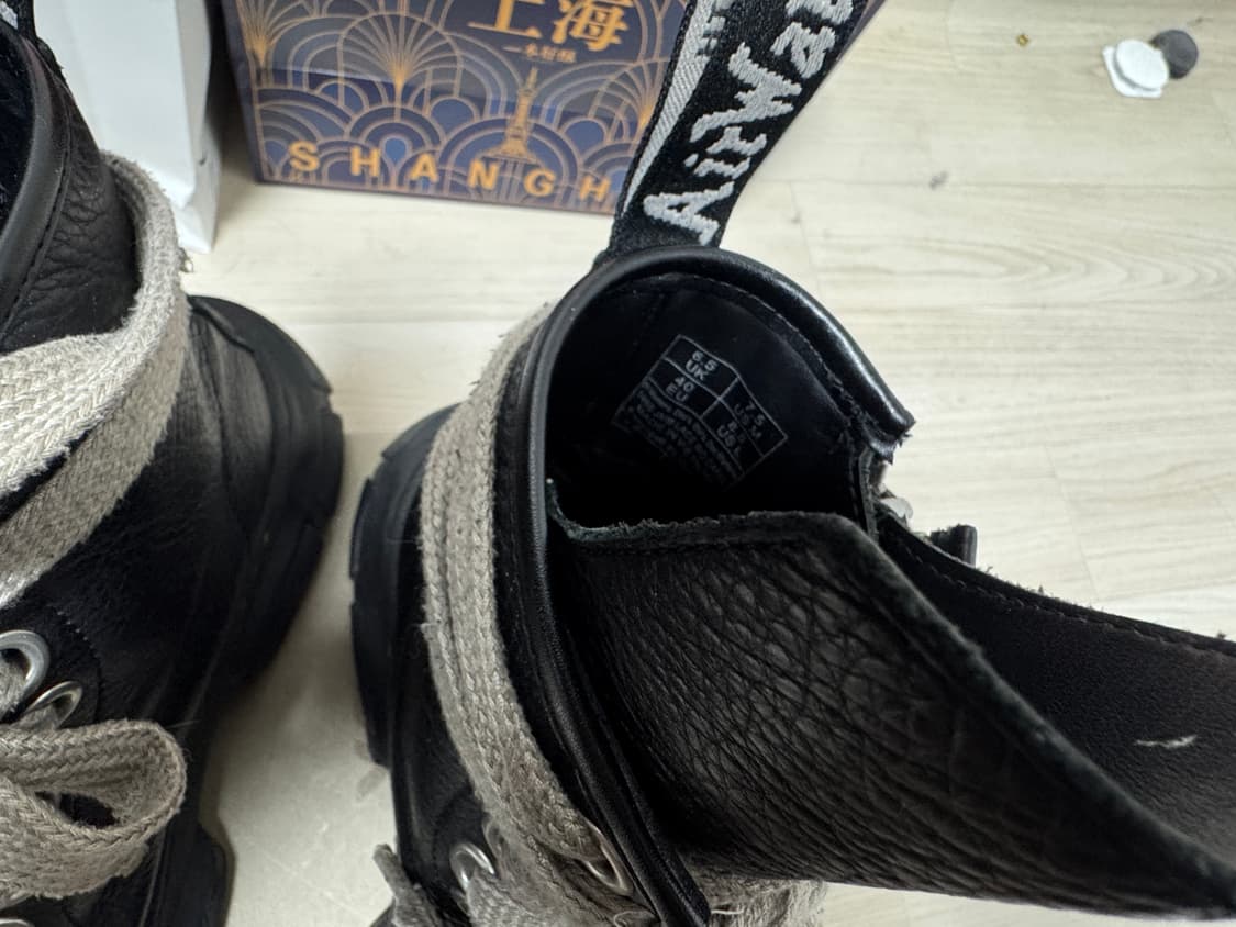 닥터마틴 X 릭 오웬스 1460 DMXL EU40사이즈 상품이미지7