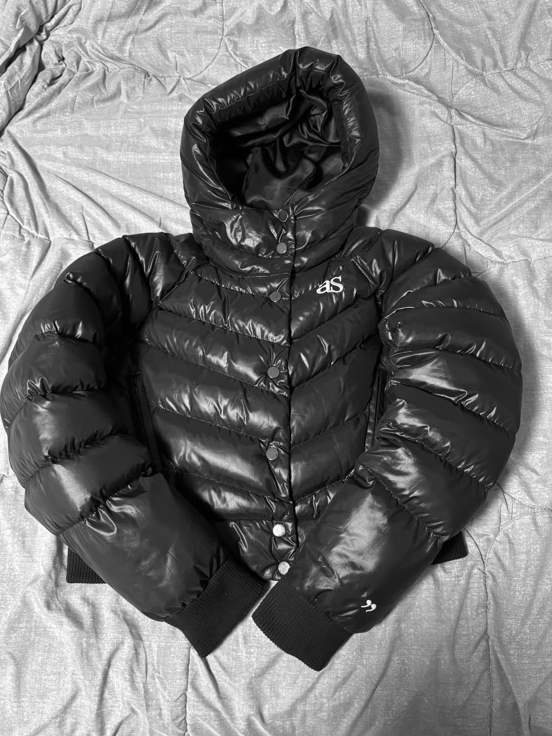 애즈온 숏푸퍼 자켓 패딩  상품이미지2